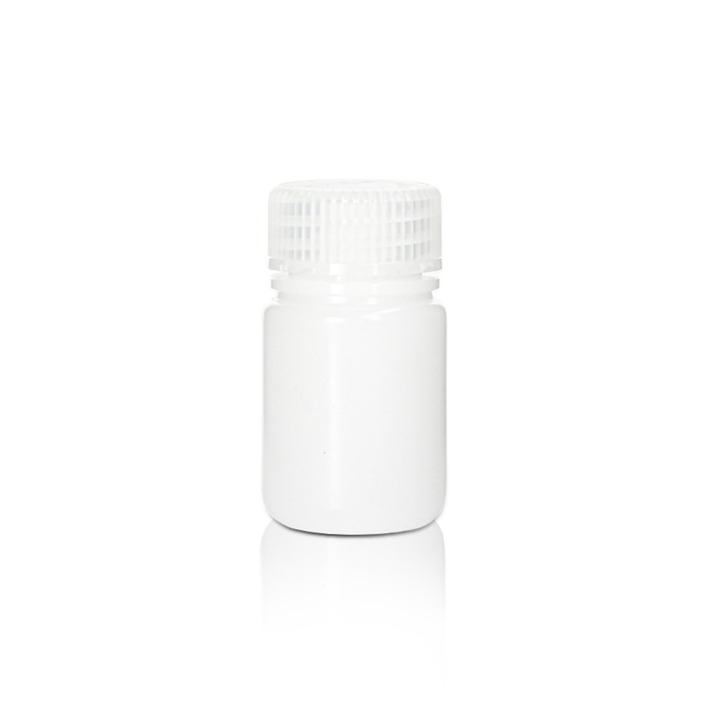 30mL HDPE Reagent Bottle and Cap. Wide Mouth. Natural. Non-Sterile  100 pieces/bag. 10bags/carton