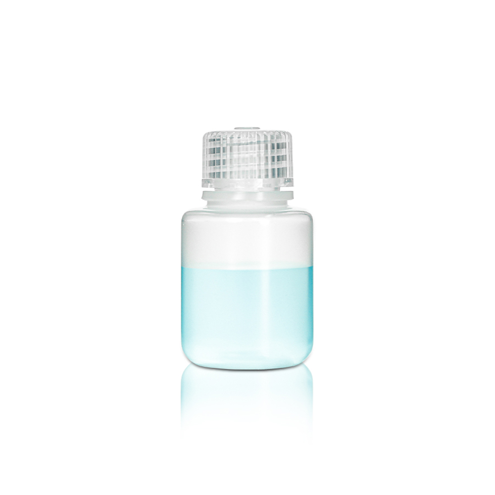 30mL PP Reagent Bottle and Cap. Narrow Mouth. Translucent. Non-Sterile 100 pieces/bag. 10bags/carton