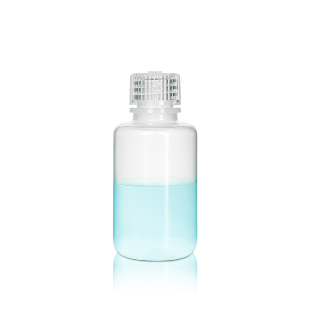 60mL PP Reagent Bottle and Cap. Narrow Mouth. Translucent. Non-Sterile 50 pieces/bag. 10bags/carton
