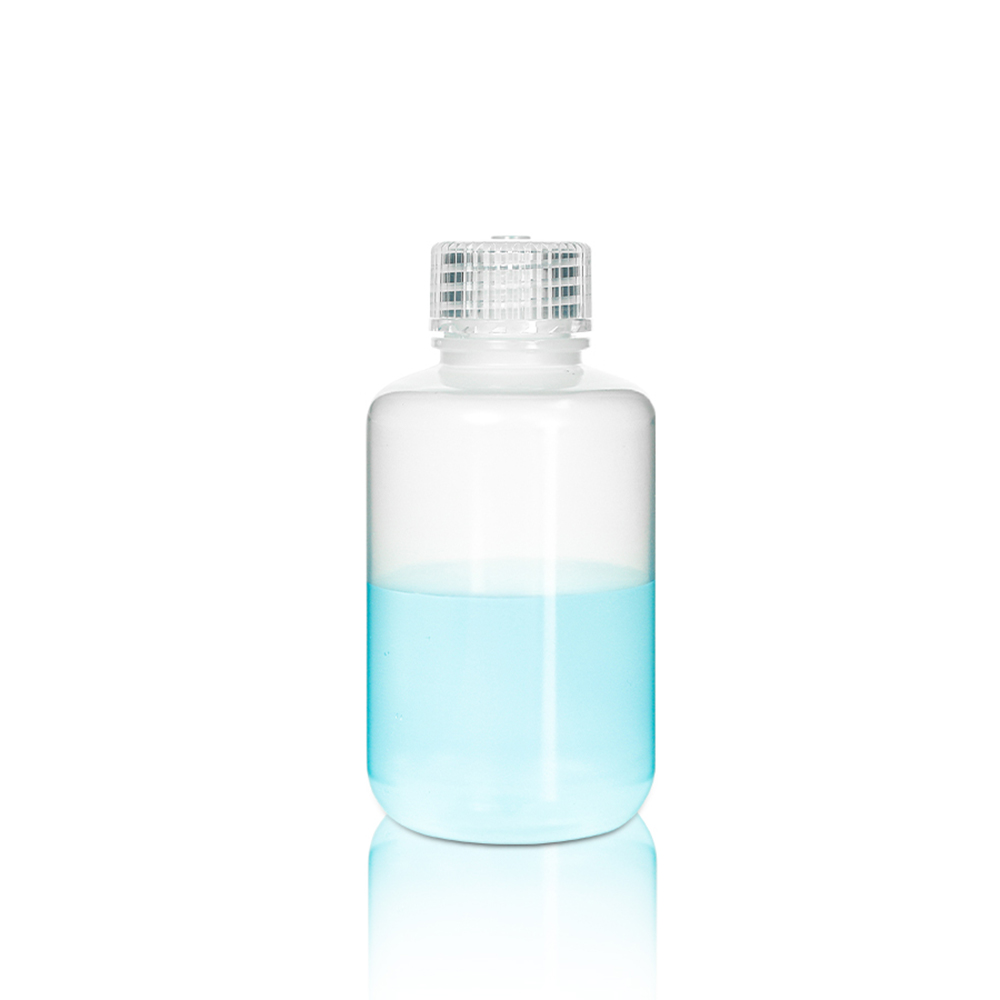 125mL PP Reagent Bottle and Cap. Narrow Mouth. Translucent. Non-Sterile 25 pieces/bag. 10bags/carton