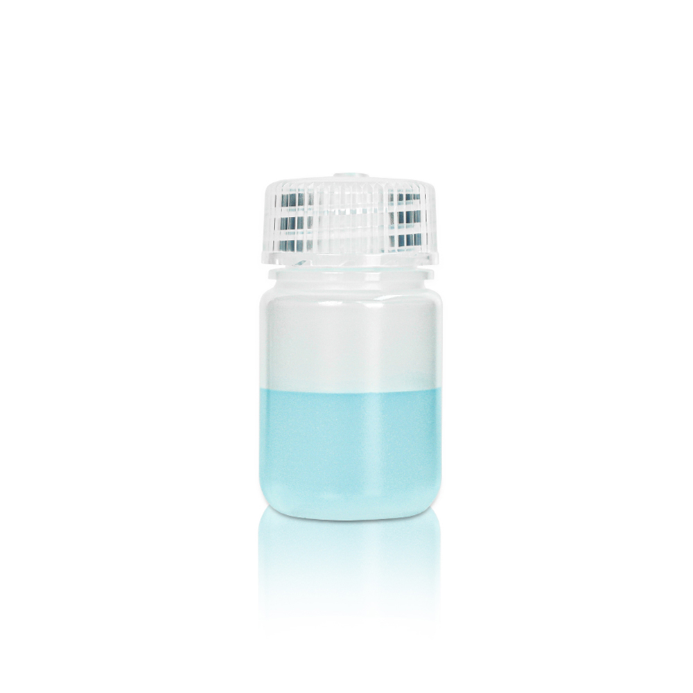30mL PP Reagent Bottle and Cap. Wide Mouth. Translucent. Non-Sterile 100 pieces/bag. 10bags/carton