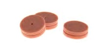 Rose Orange High Temp Ultra Low Bleed GC Septa 11*3mm Pre-Pierced. Used up to 320°C 50pcs/pk