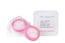 Rose Sterile 25mm PTFE Hydrophobic Syringe Filter 0.22um with Outer Ring.50pcs/pk.