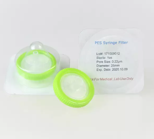 Rose Sterile 25mm PES Syringe Filter 0.22um with Outer Ring.50pcs/pk.
