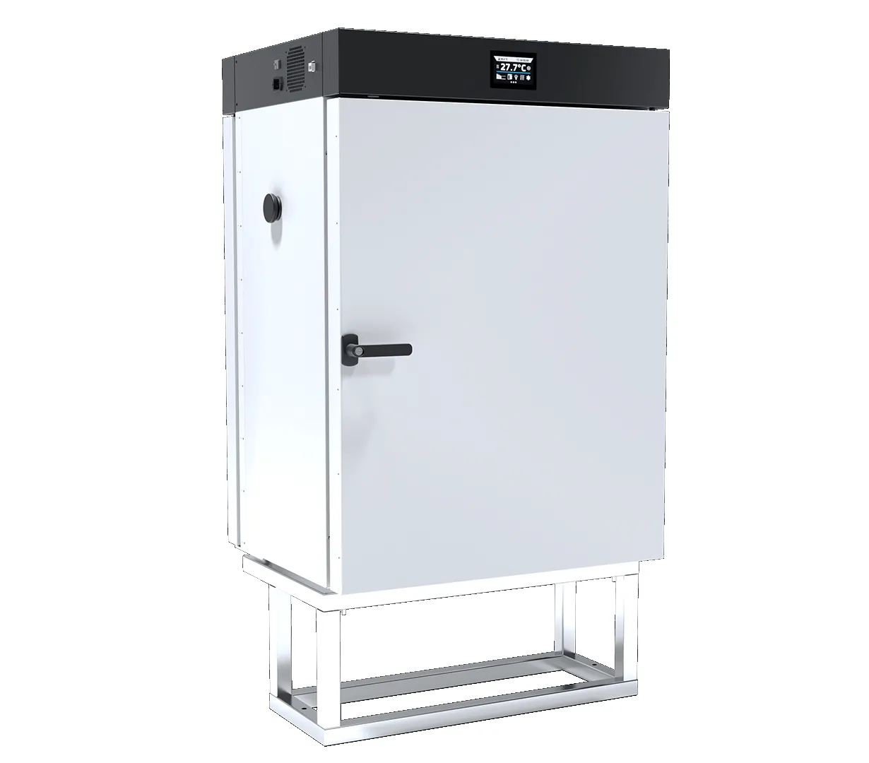 Pol-Eko SRWP240 SMART controller, forced air convection pass-through sterilizer, chamber capacity: 240 L, acid proof interior and Coated stainless-steel exterior, solid door.