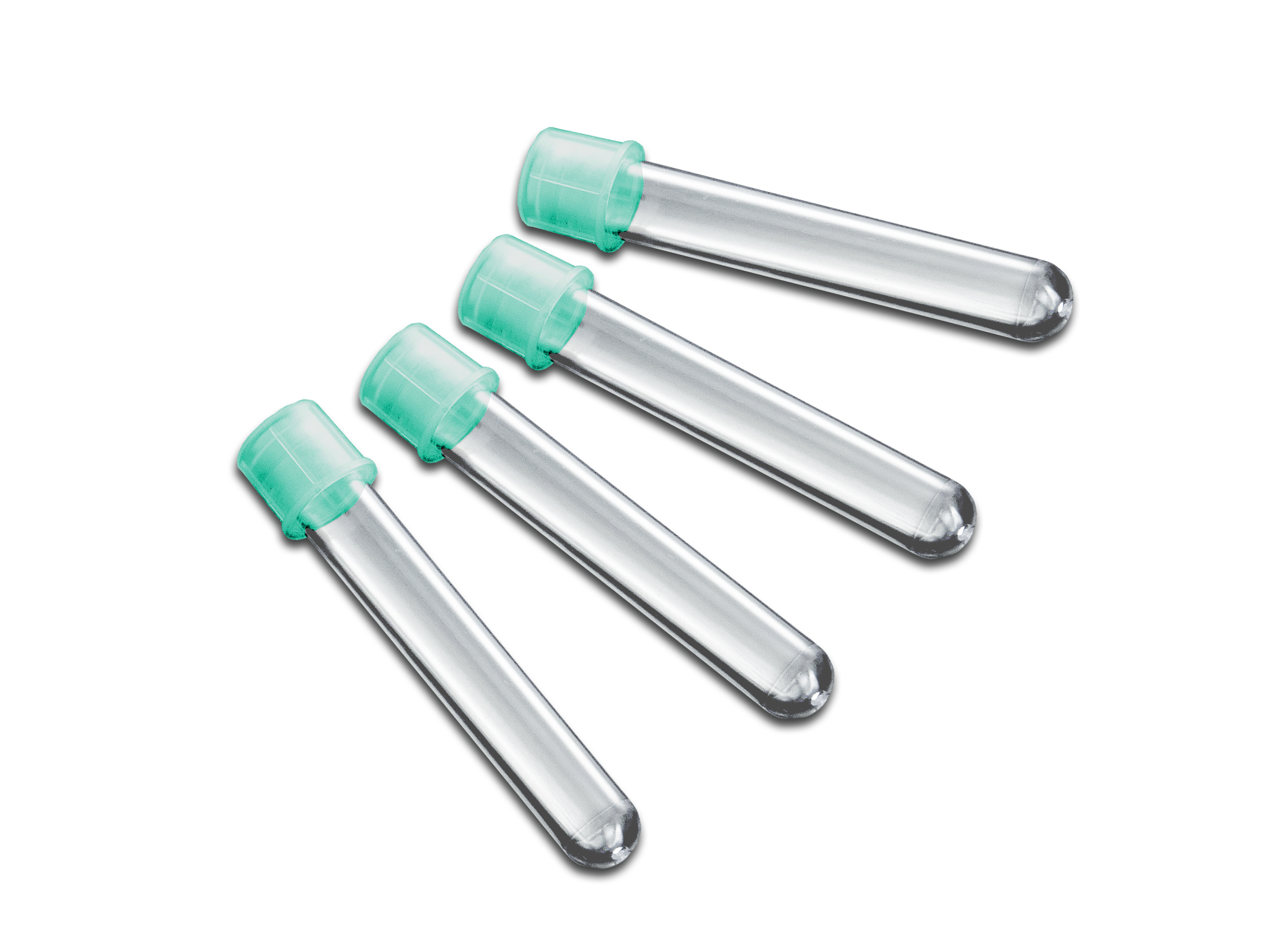 Rose FlowTubes™ with Strainer Cap, 12x75mm, Sterile, Individually Wrapped , 500/cs