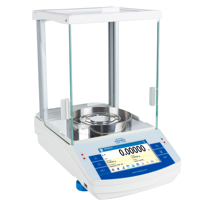 RADWAG AS 60/220.X2 Plus Analytical Balance, 60 / 220 g, 1 mg, 0.01 / 0.1 mg