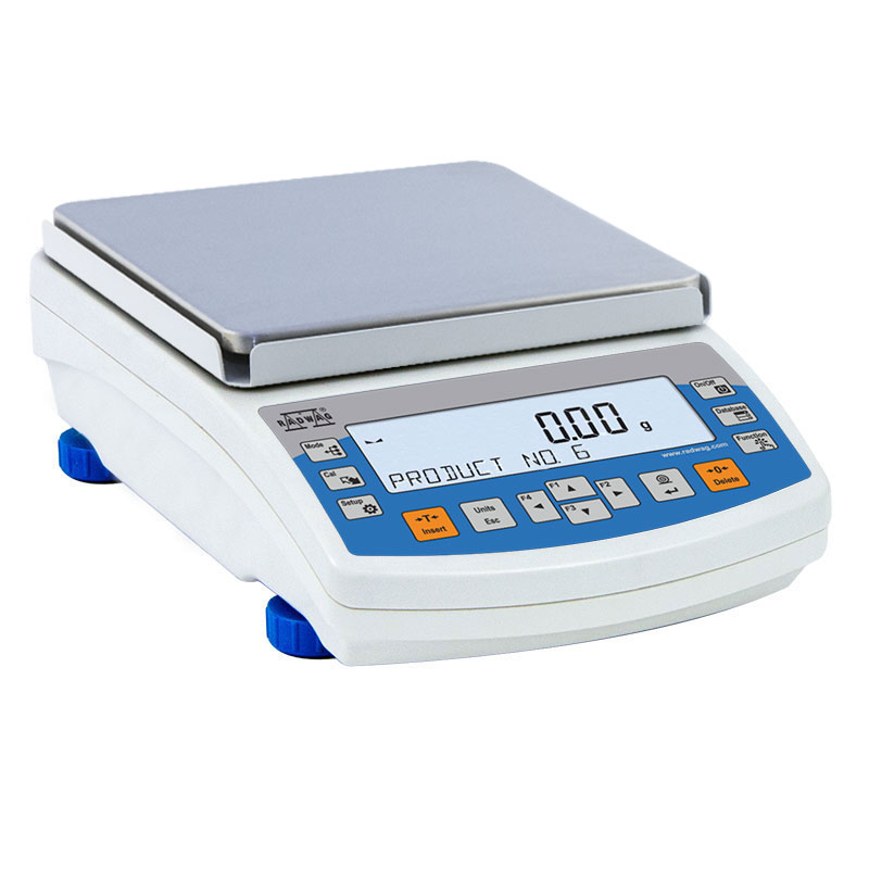 RADWAG PS 8100.R2.M Precision Balance, 8100 g, 0.5 g, 0.01 g