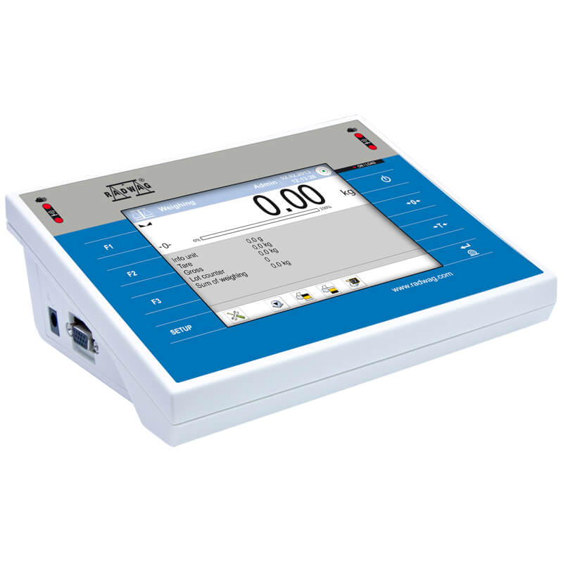 RADWAG PUE 7.1 Terminal, 19.5 mV, 50 Ω, 206 x 140 x 71 mm