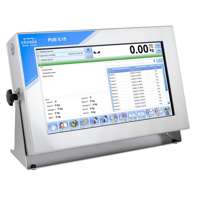 RADWAG PUE 5.15IR Terminal, 19.5 mV, 80 Ω, 490 x 310 x 200 mm