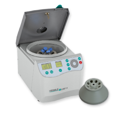 HERMLE Z207-A Clinical Centrifuge with 8 x 15ml fixed angle rotor, 115V, 6800 rpm/4445 xg